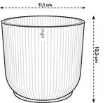 vibes fold rond mini 11cm blanc lin